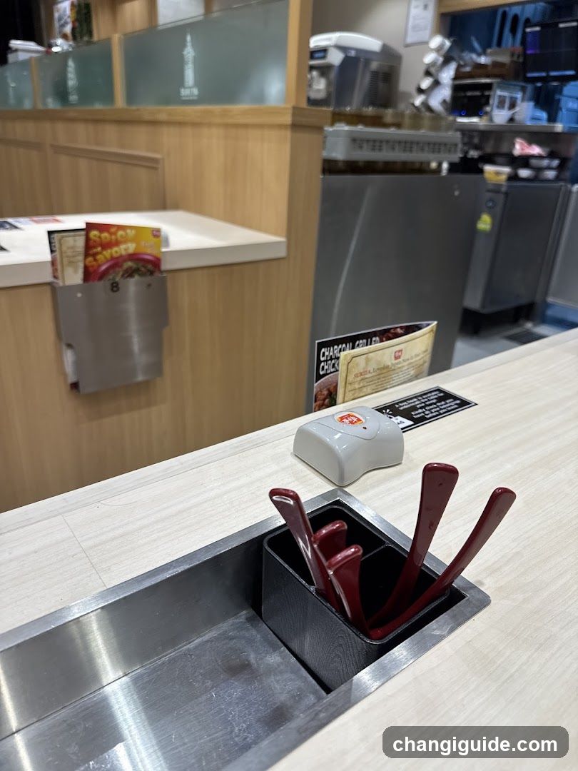 Restaurant Interior Counter View