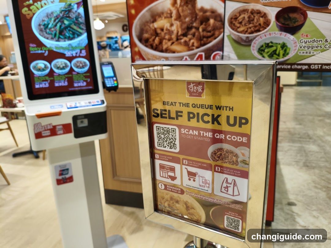 Self-Pickup Signage and Kiosk