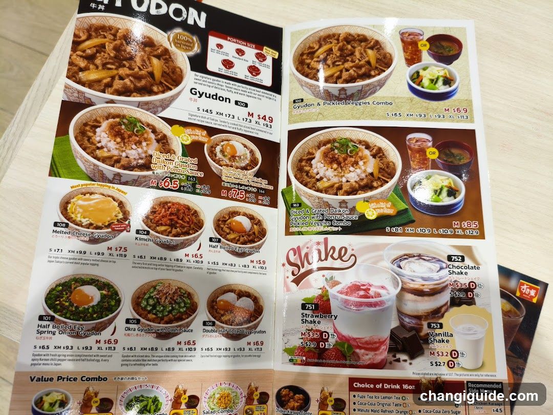 Japanese Restaurant Menu