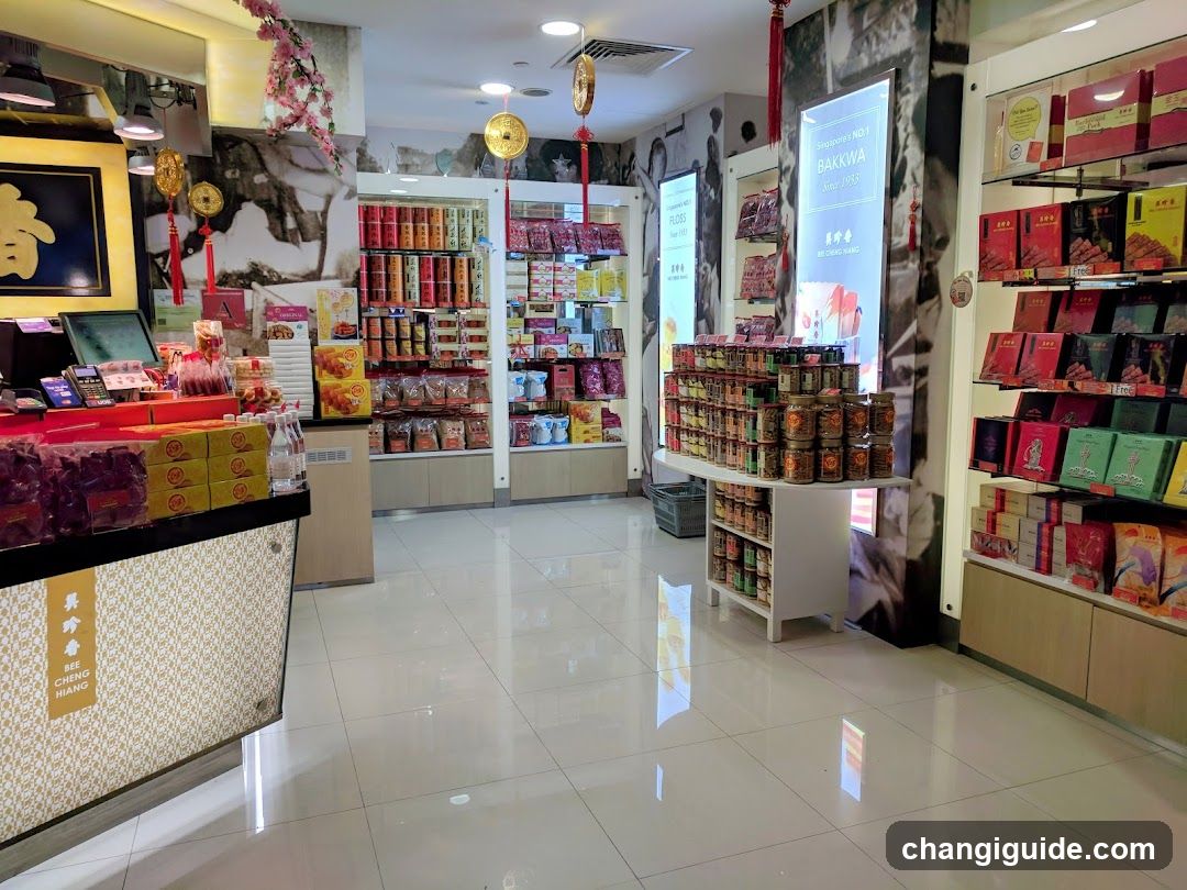 Interior of a Chinese specialty shop