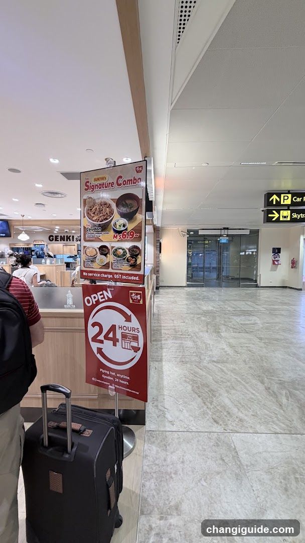 Airport Food Court Interior