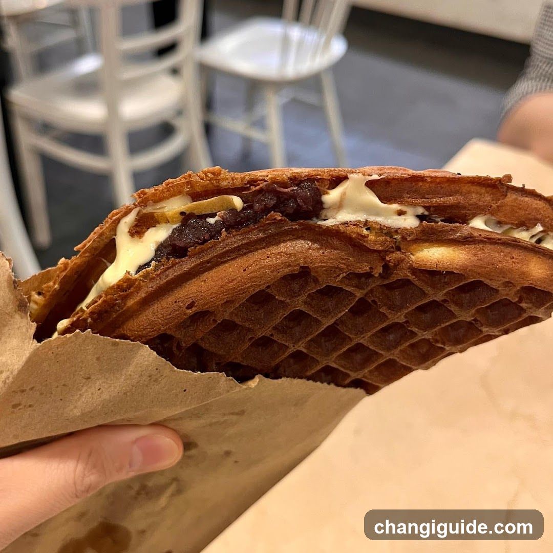 Waffle Sandwich with Filling