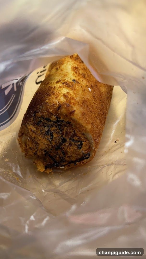 Crispy Fried Roll in Plastic Bag