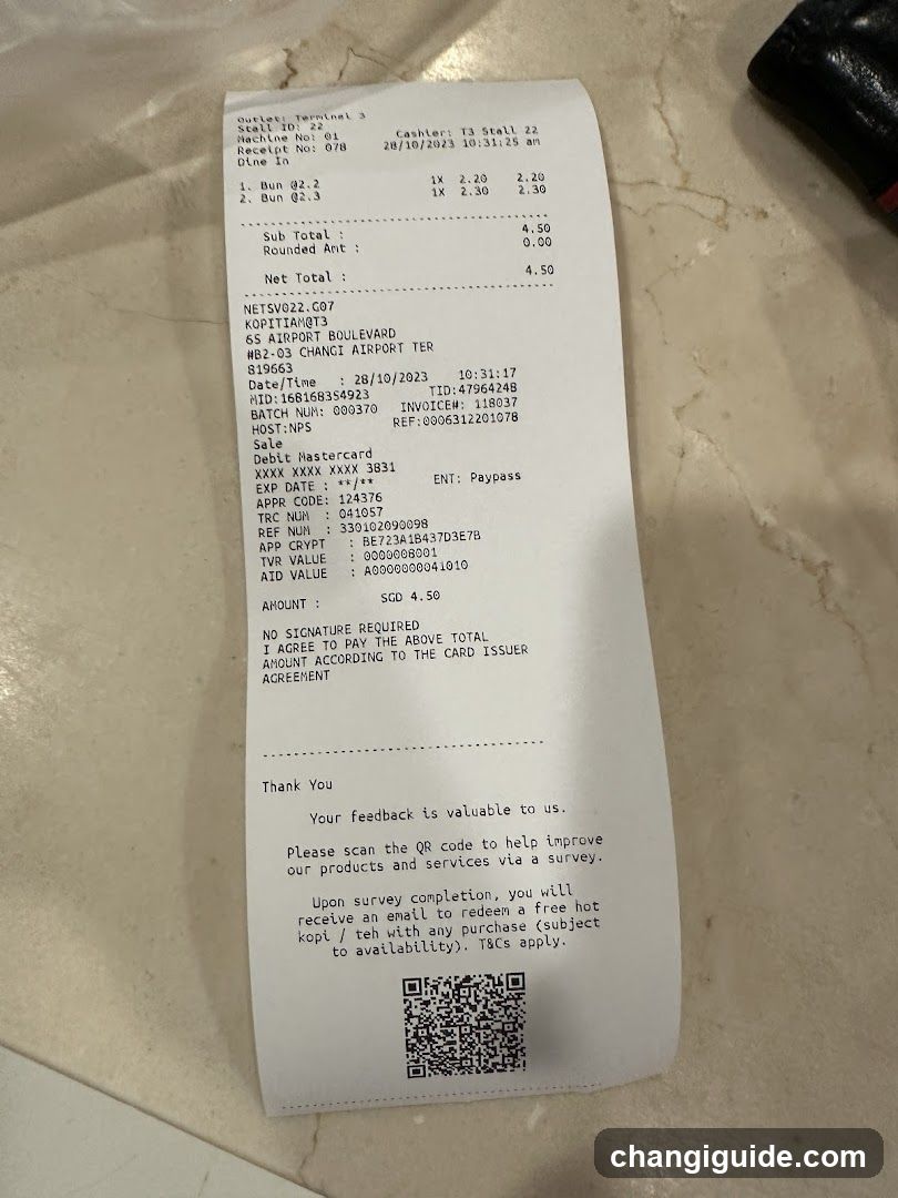 Receipt from Bunnings Warehouse