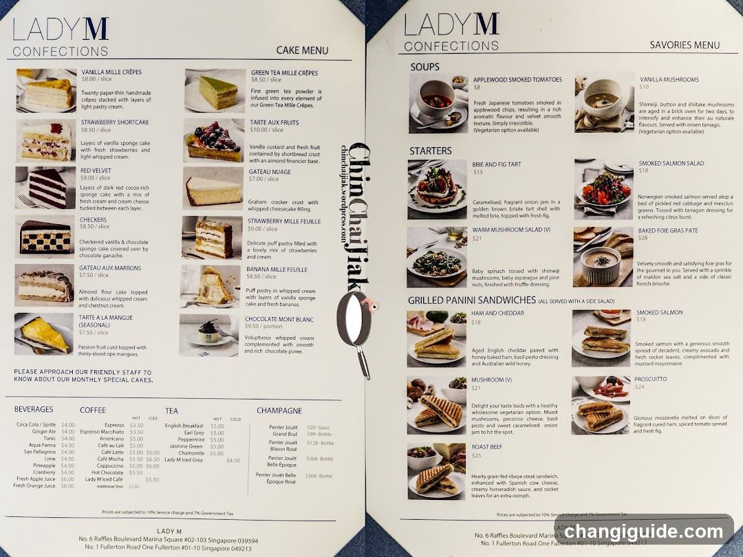 LADYM Confections Menu