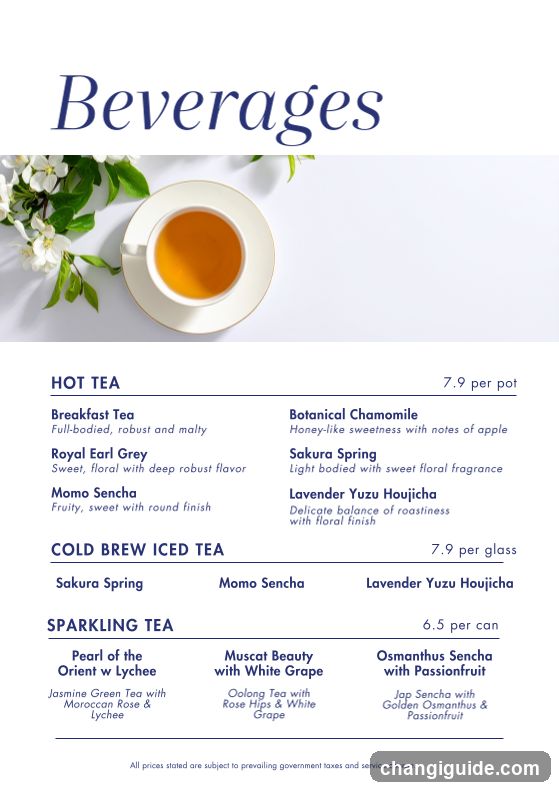 Beverages Menu