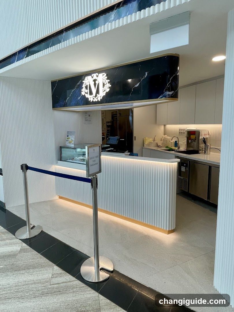 Modern Shop Interior with Counter and Kitchen Area
