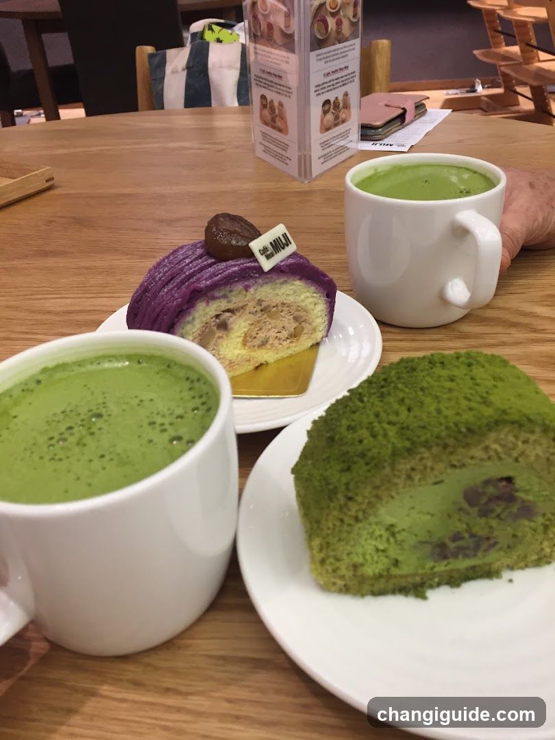Matcha and Cake Roll