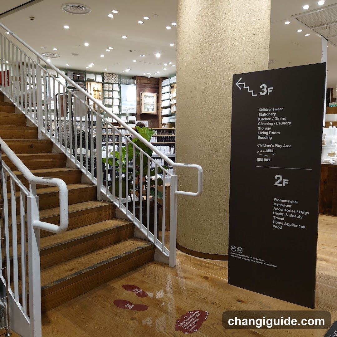 Interior of a department store