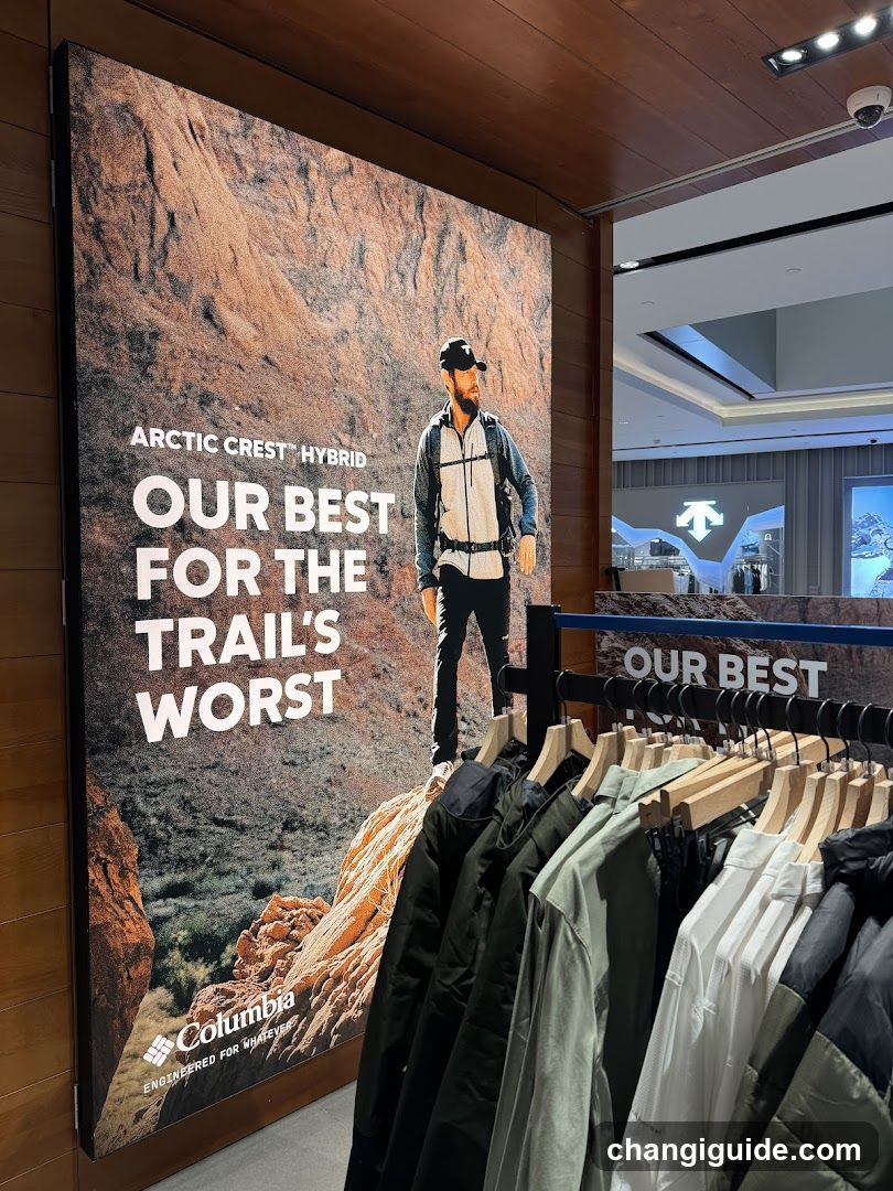 Columbia Store Interior Display