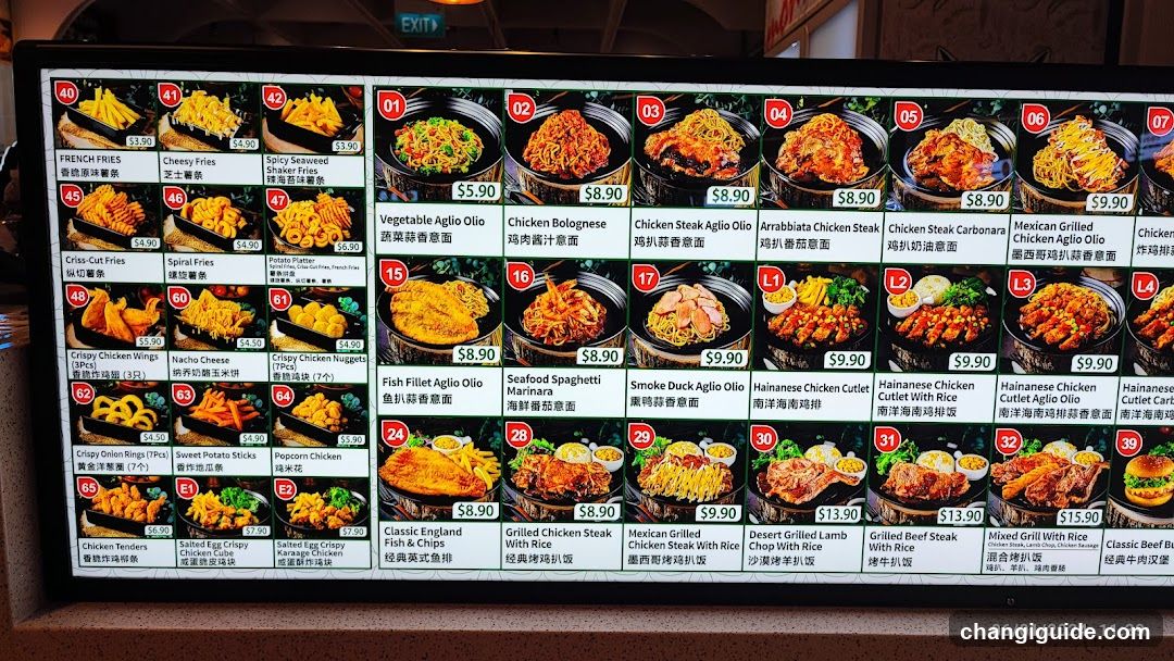 Restaurant Menu Board