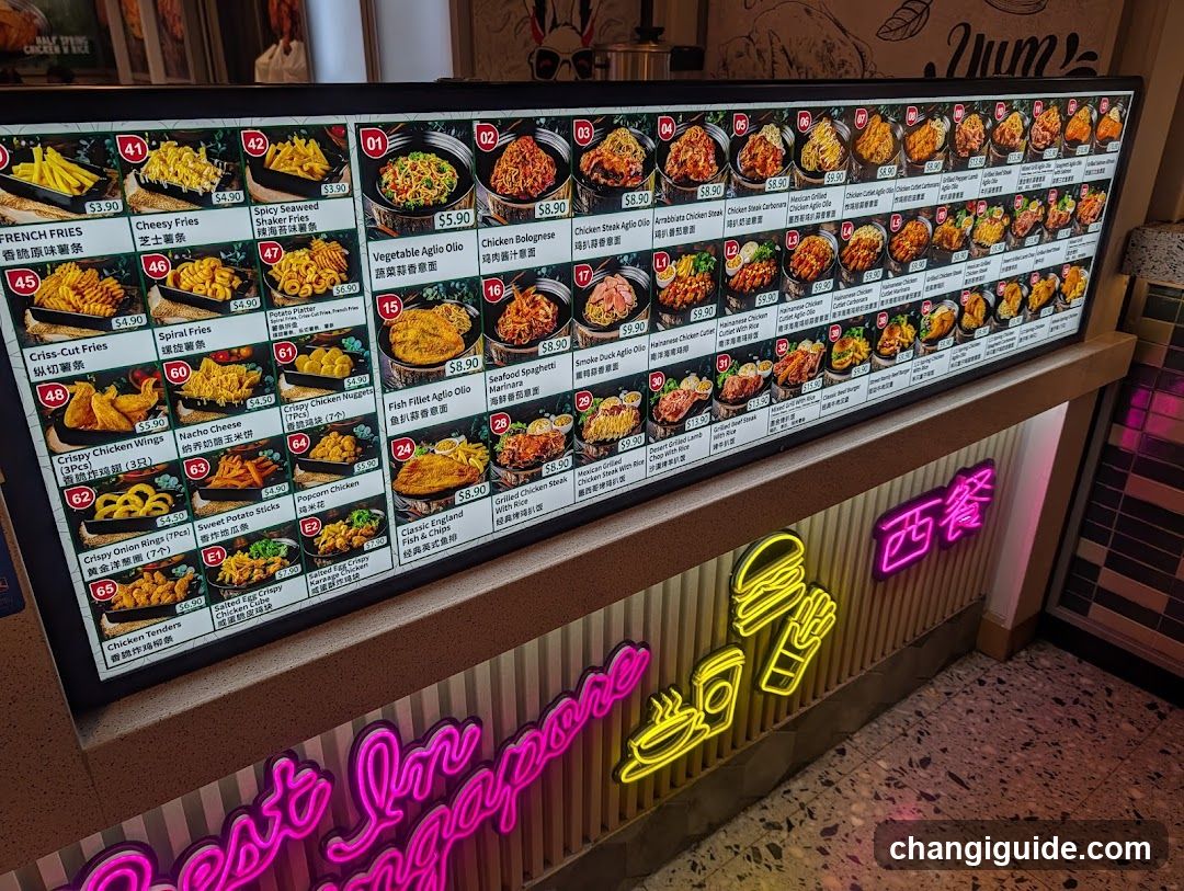 Fried Rice Menu Board