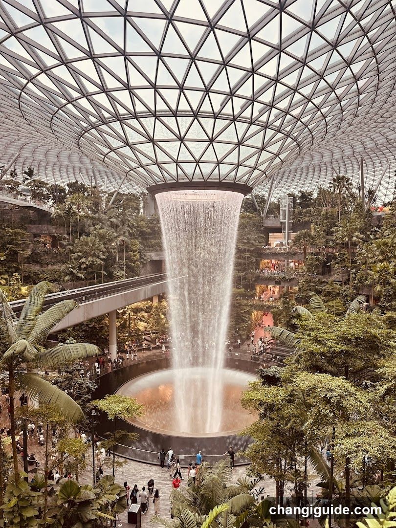 The Jewel Changi Airport Waterfall Interior