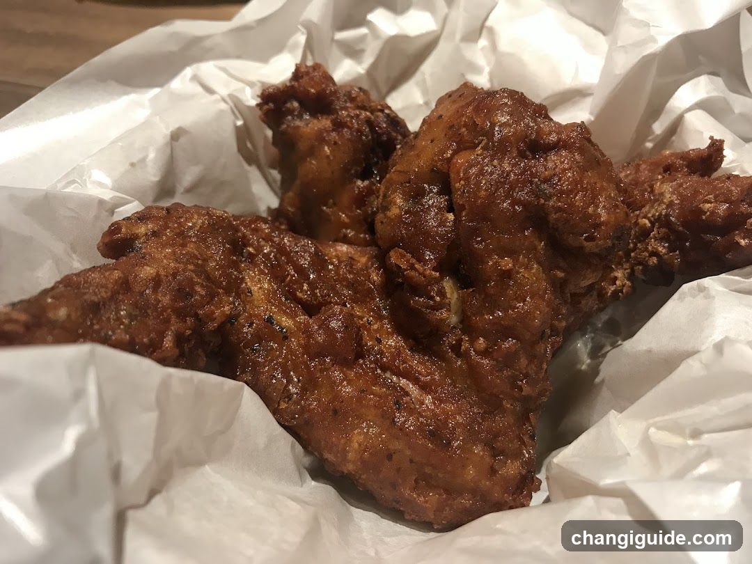 Fried Chicken on Paper