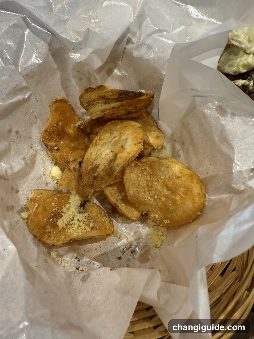 Potato Chips in Basket