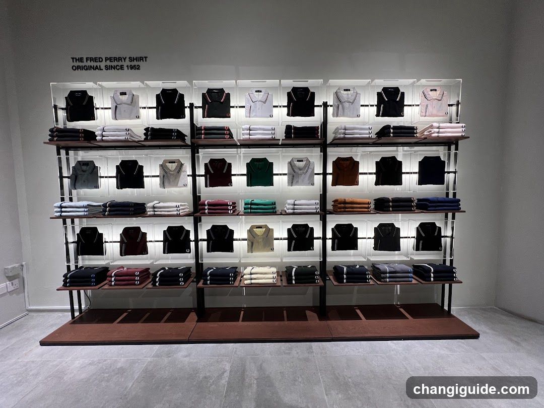 Fred Perry Shirt Display