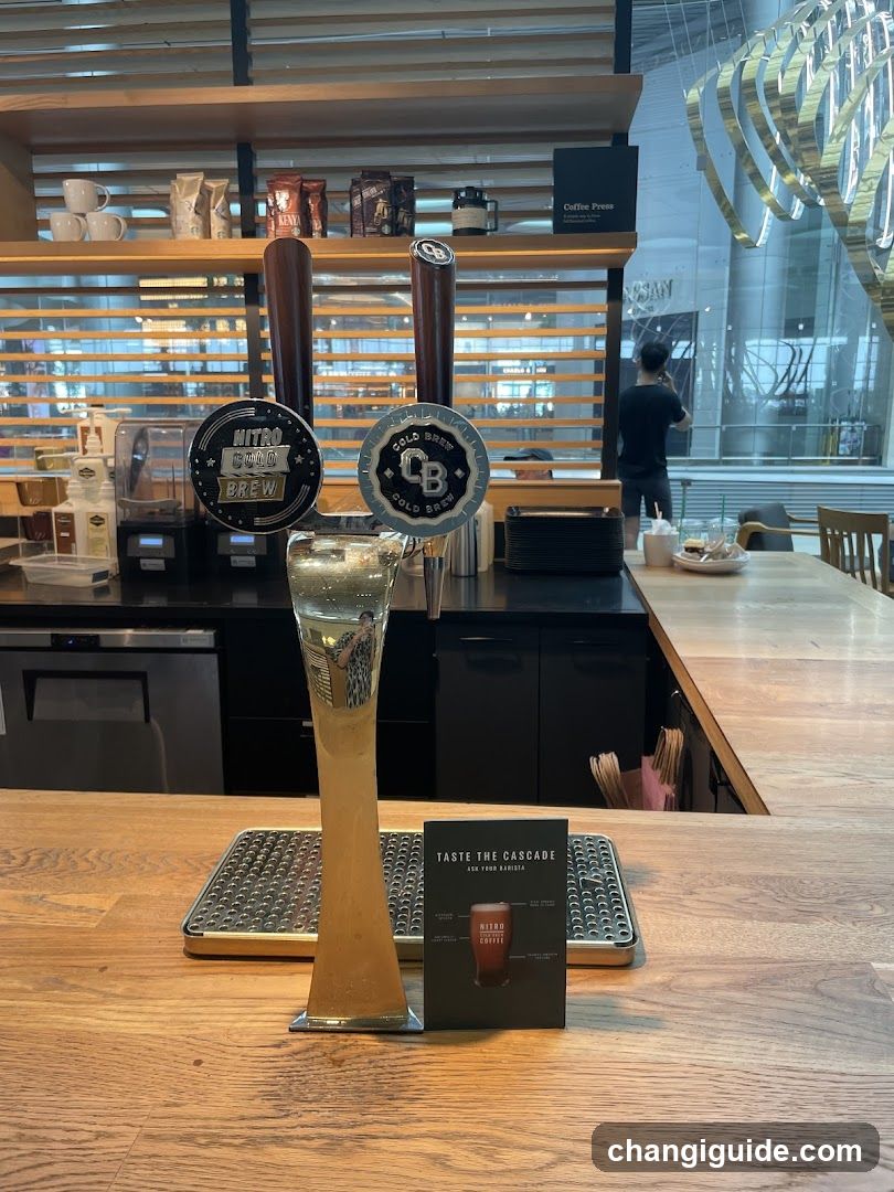 Coffee Shop Interior with Nitro Brew Tap