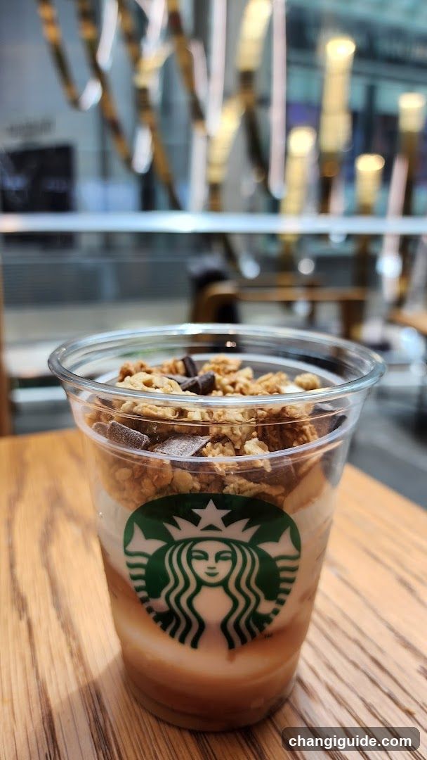 Starbucks Dessert Drink with Granola Topping