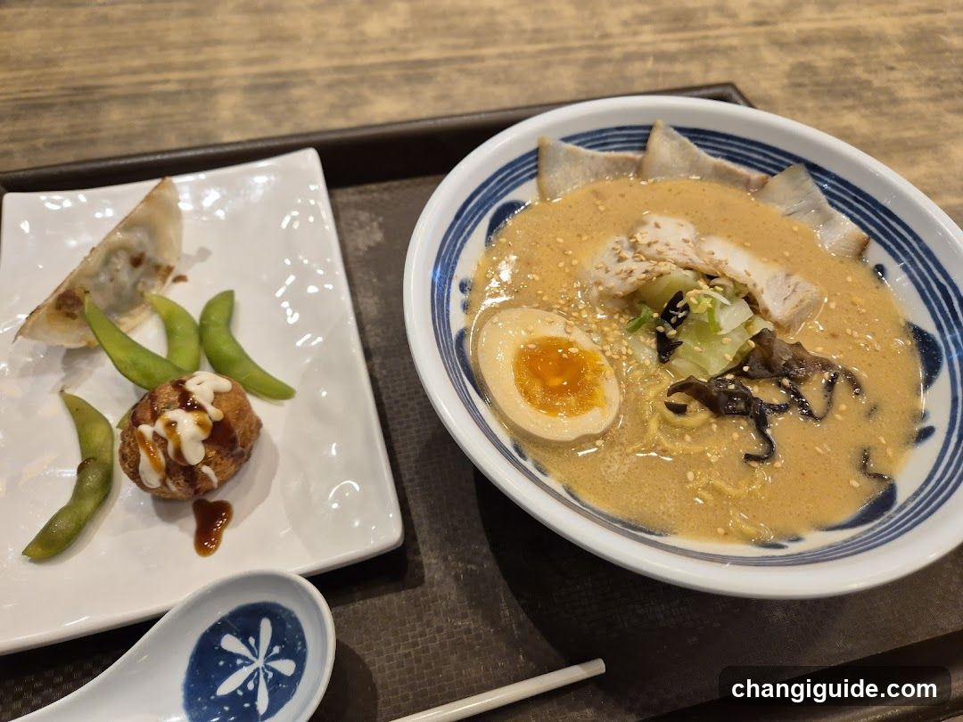 Ramen Meal with Side Dishes