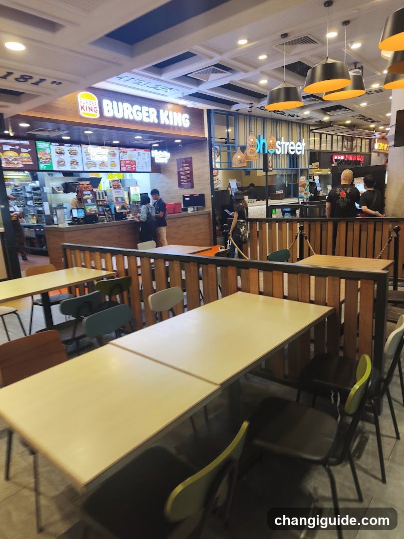 Burger King and Pho Street Interior
