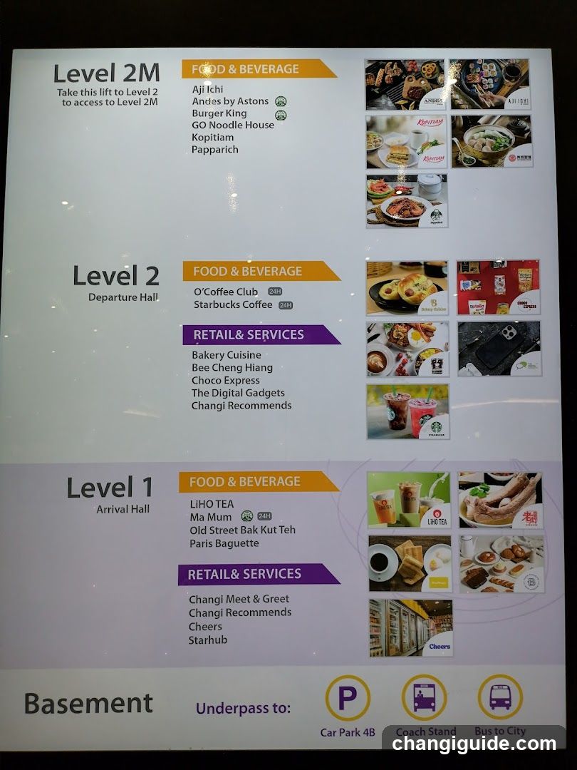 Changi Airport Food & Beverage Guide