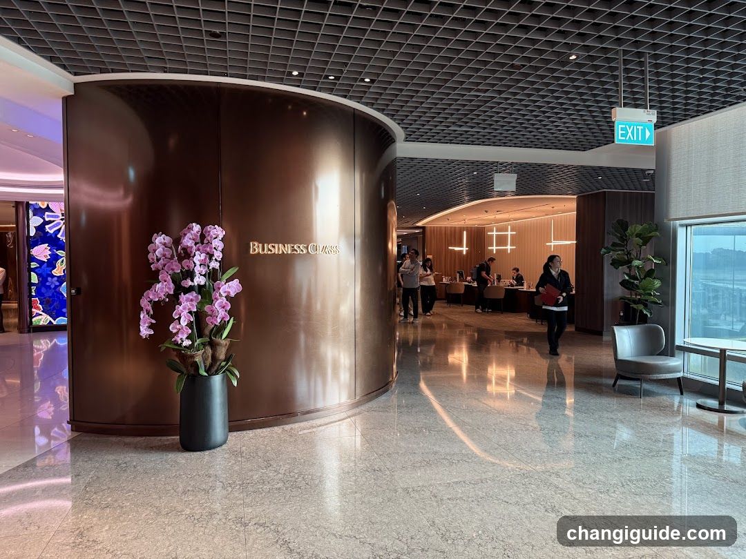 Business Class Lounge Entrance