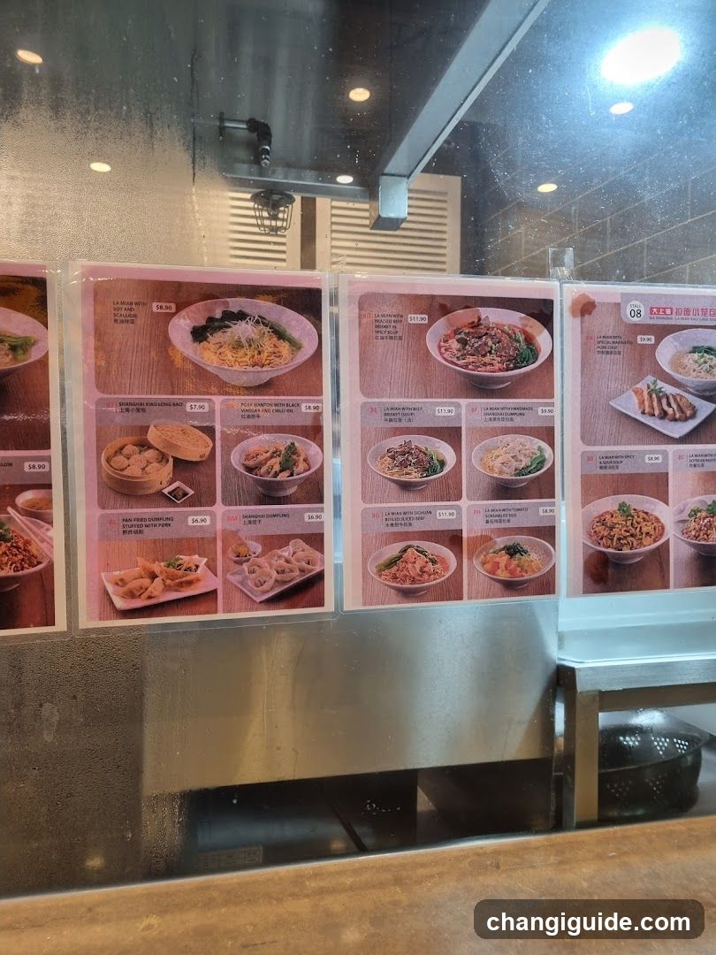 Restaurant Menu Display