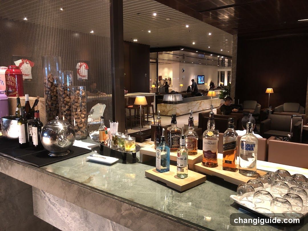 Bar Interior with Bottles and Corks