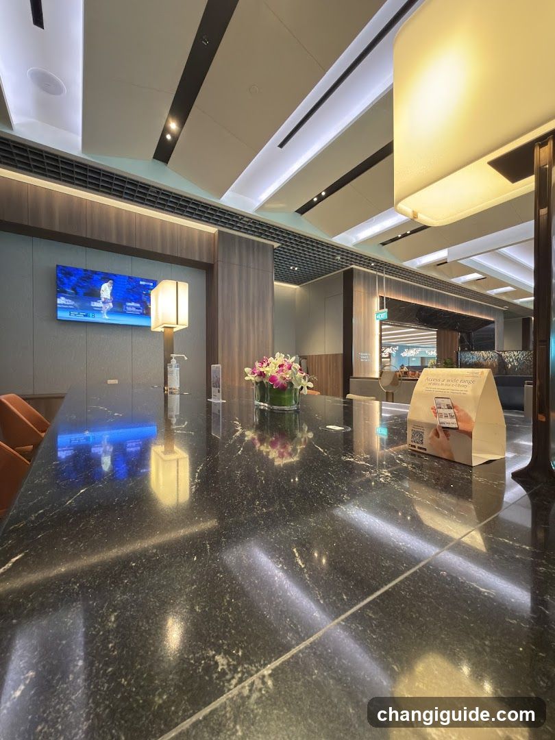 Modern Interior Space with Reception Desk