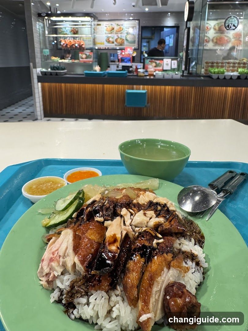 Hainanese Chicken Rice Plate