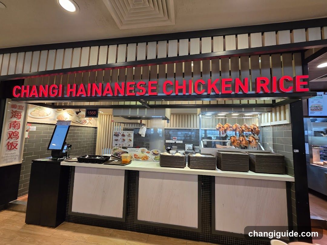 Changi Hainanese Chicken Rice Counter