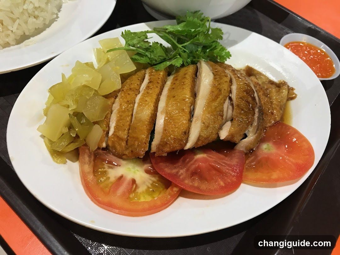 Hainanese Chicken Rice Plate