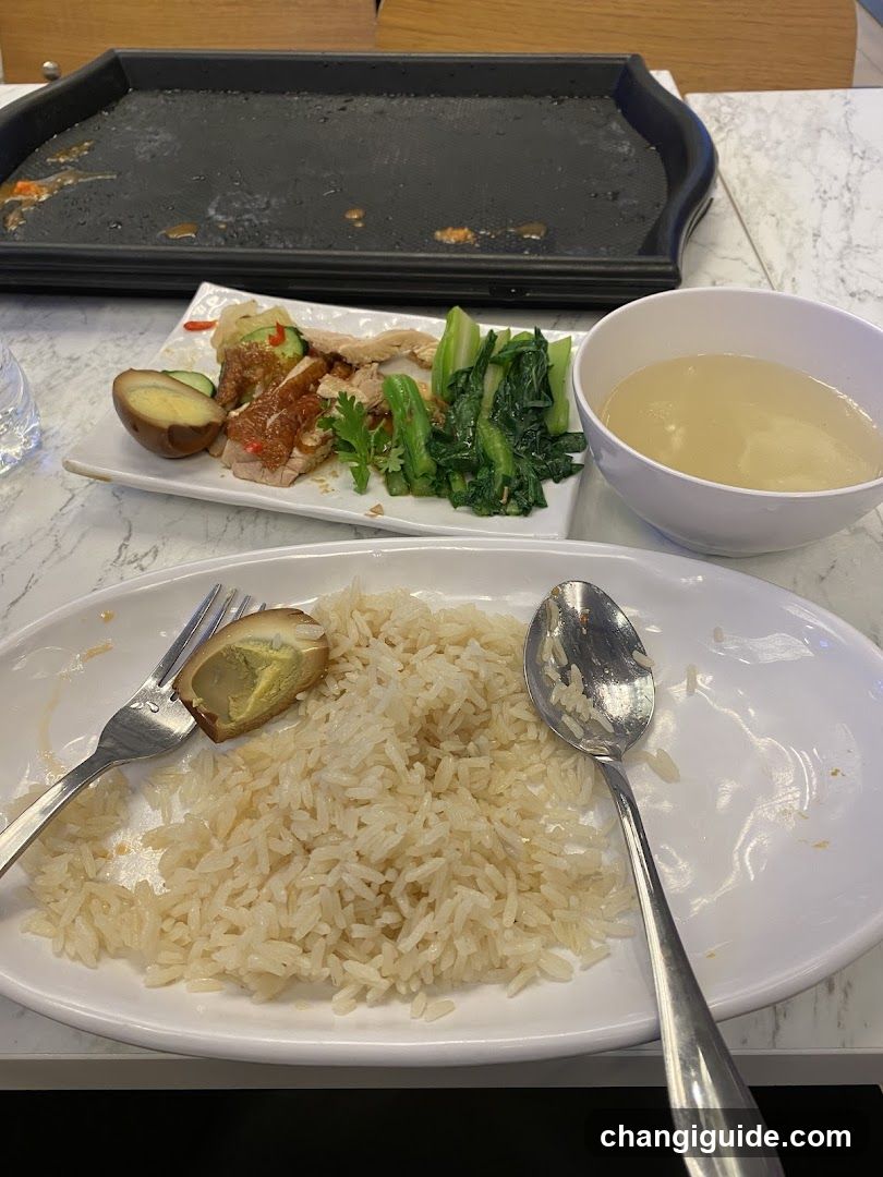 Meal with rice and side dishes