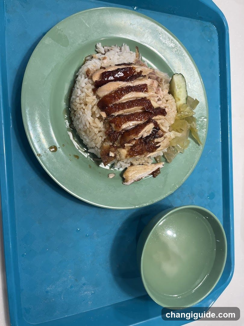 Hainanese Chicken Rice Plate