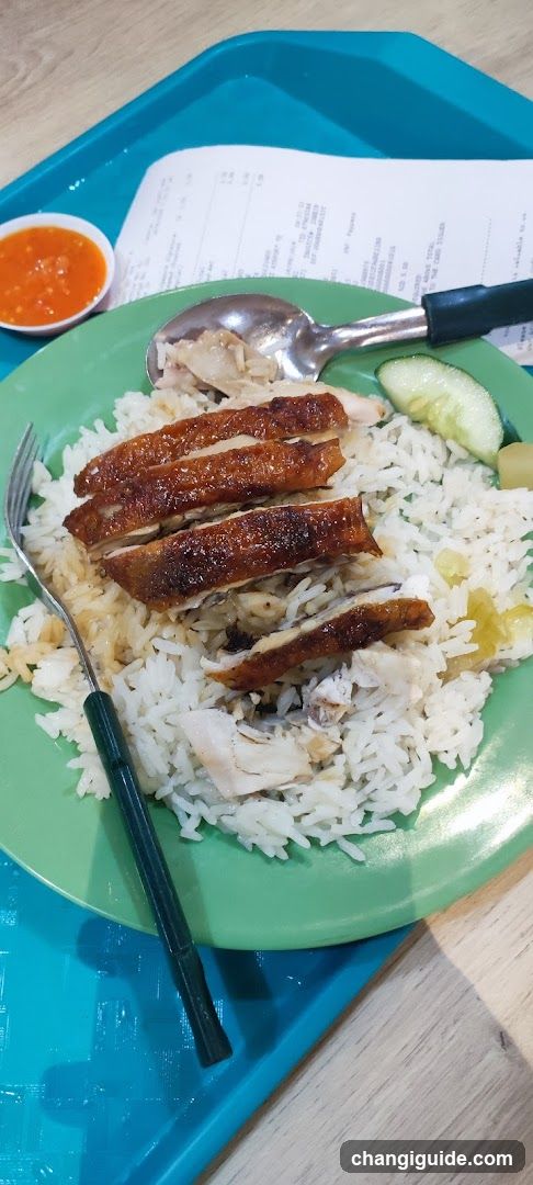 Hainanese Chicken Rice Plate