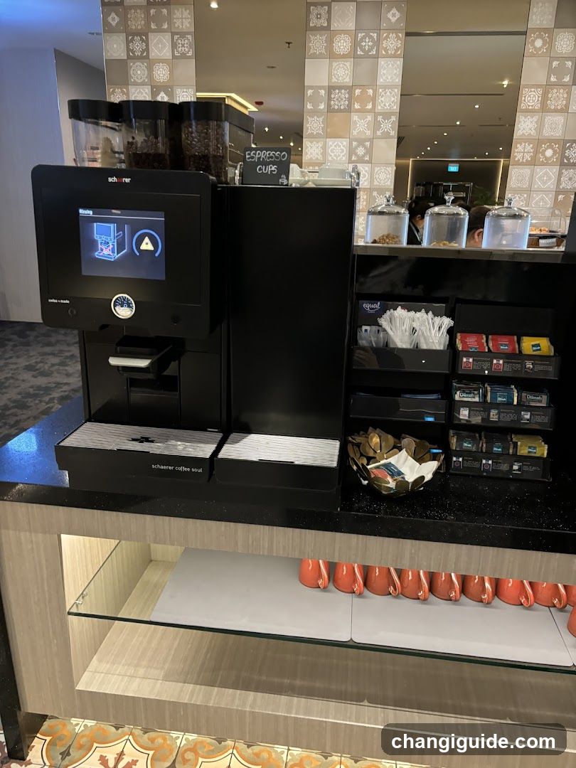 Coffee Machine and Accessories Display