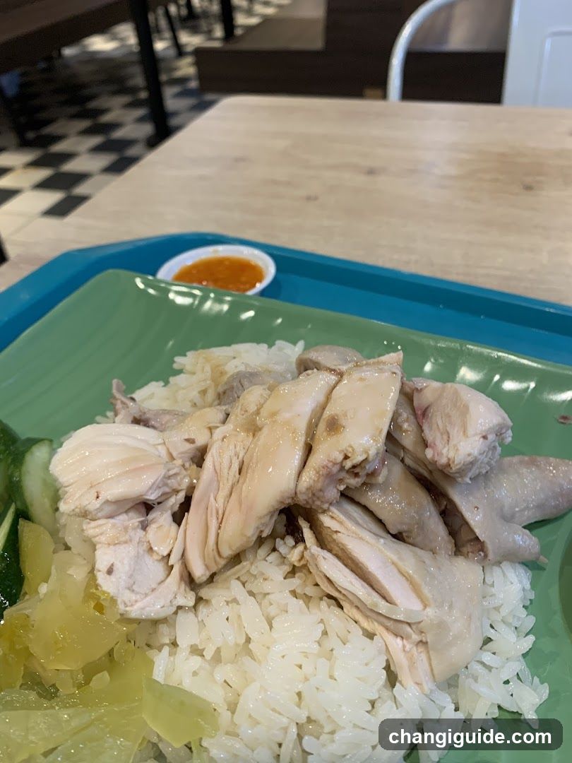 Hainanese Chicken Rice Plate