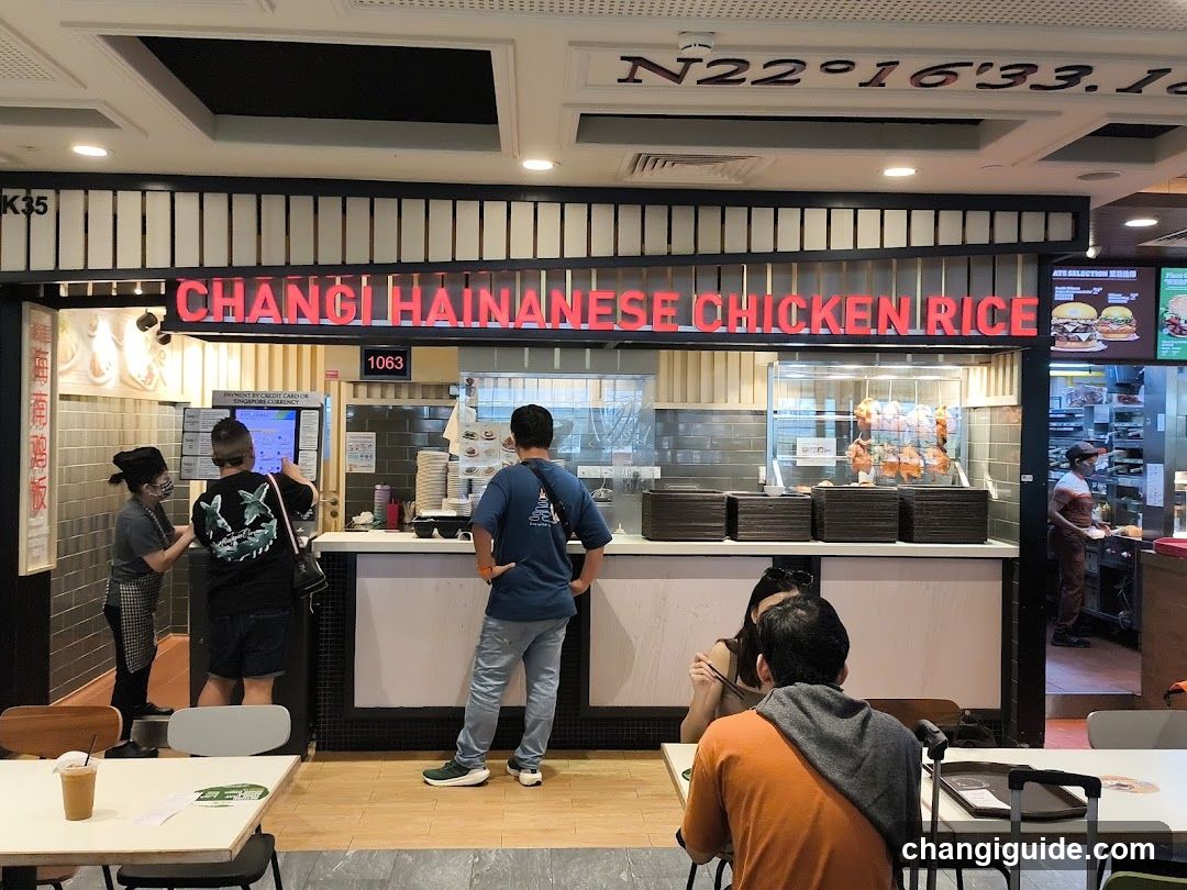 Changi Hainanese Chicken Rice Counter