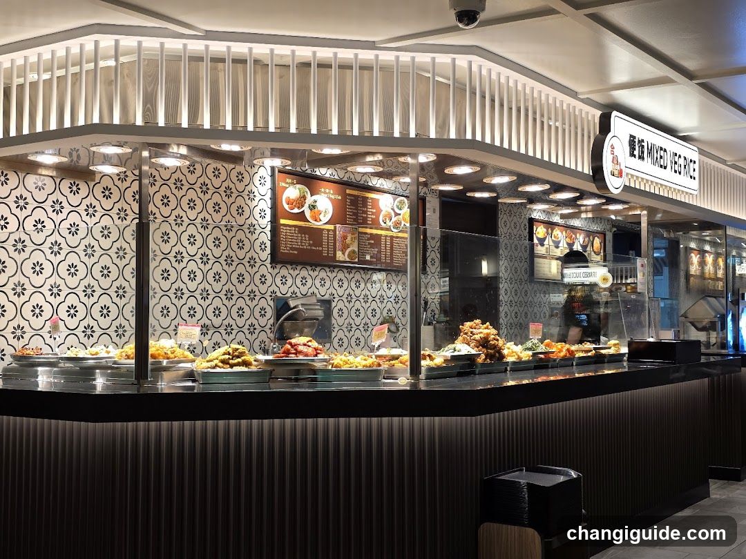 Food Stall Counter Display