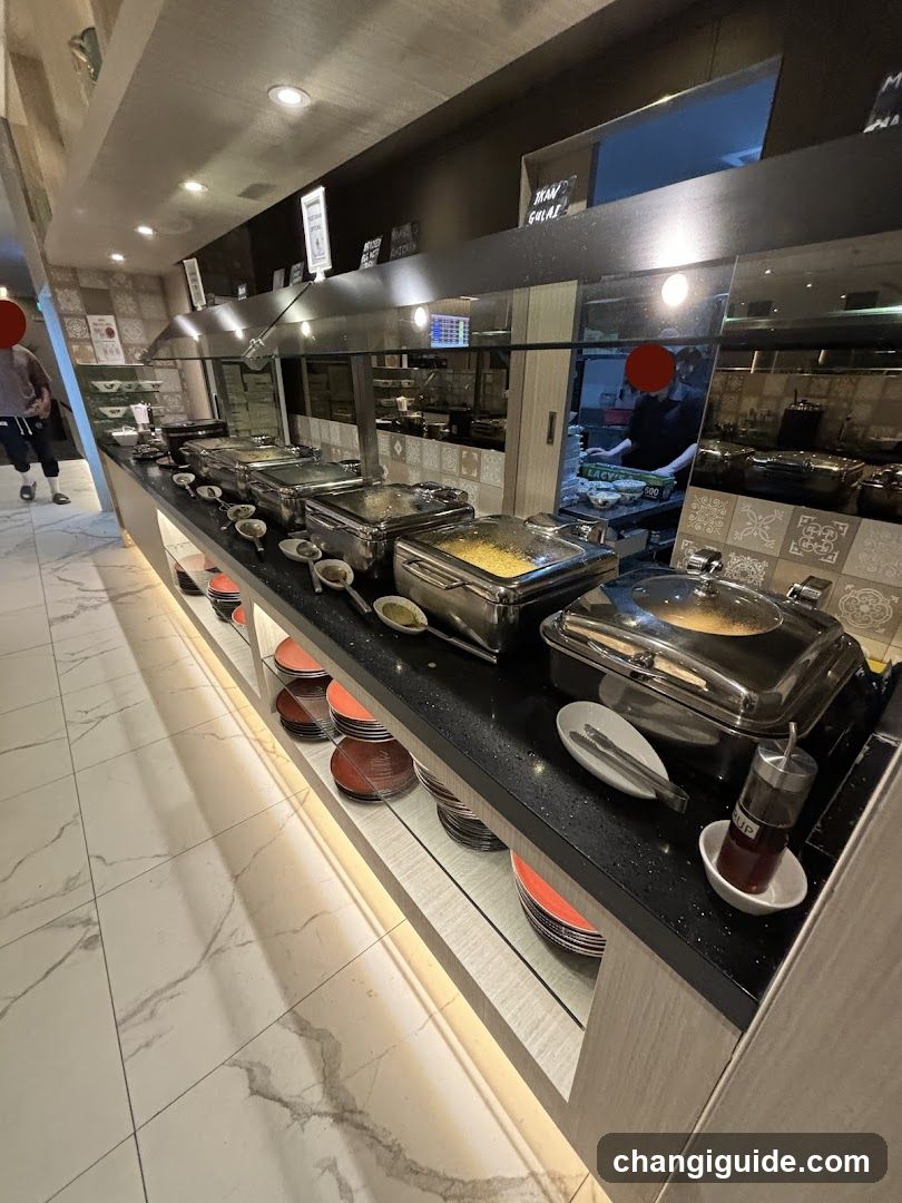 Buffet Line Interior