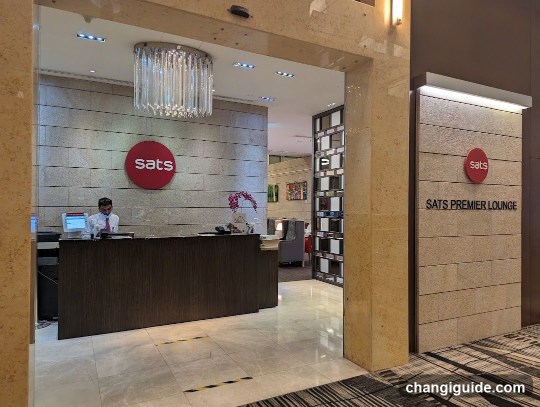 SATS Premier Lounge Reception Area