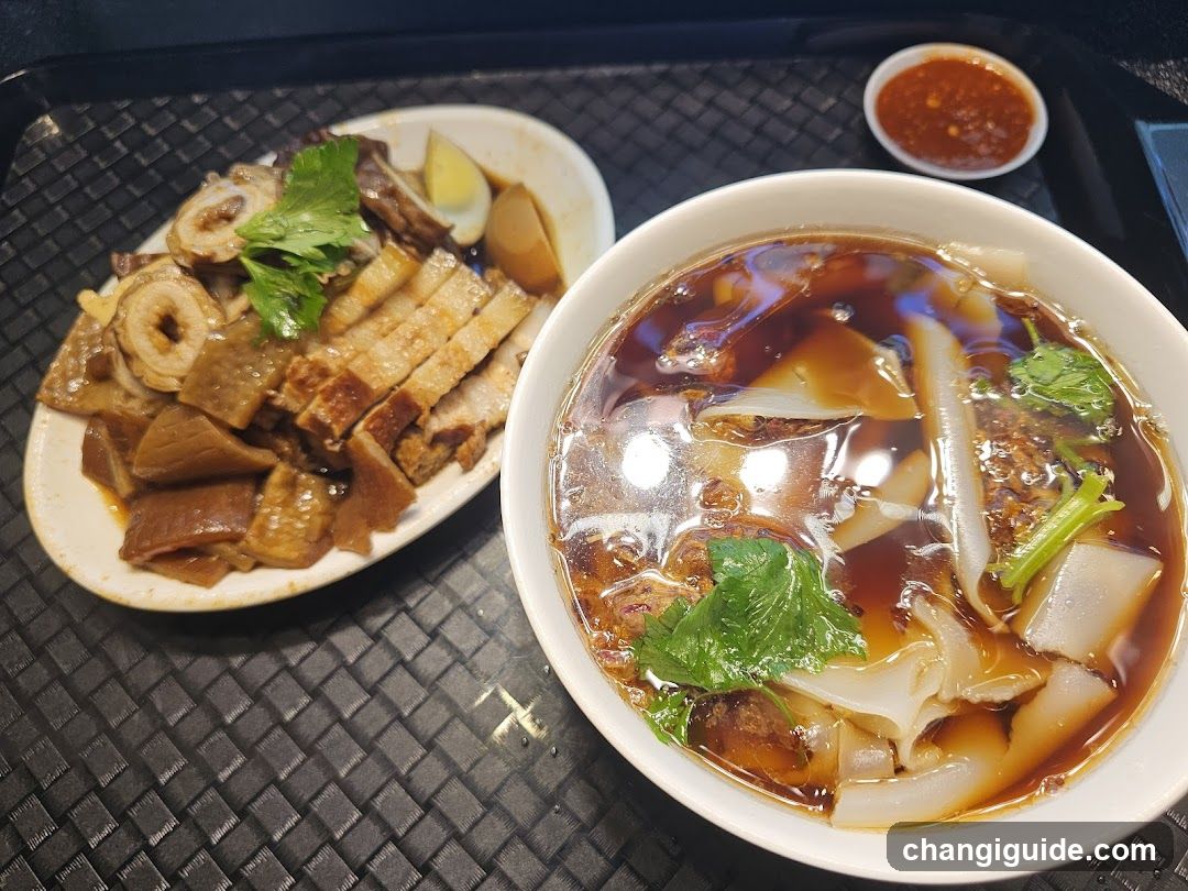 Noodle and Meat Plate