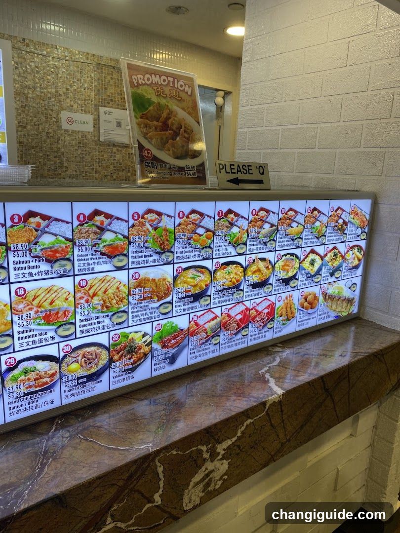 Bento Box Menu Display