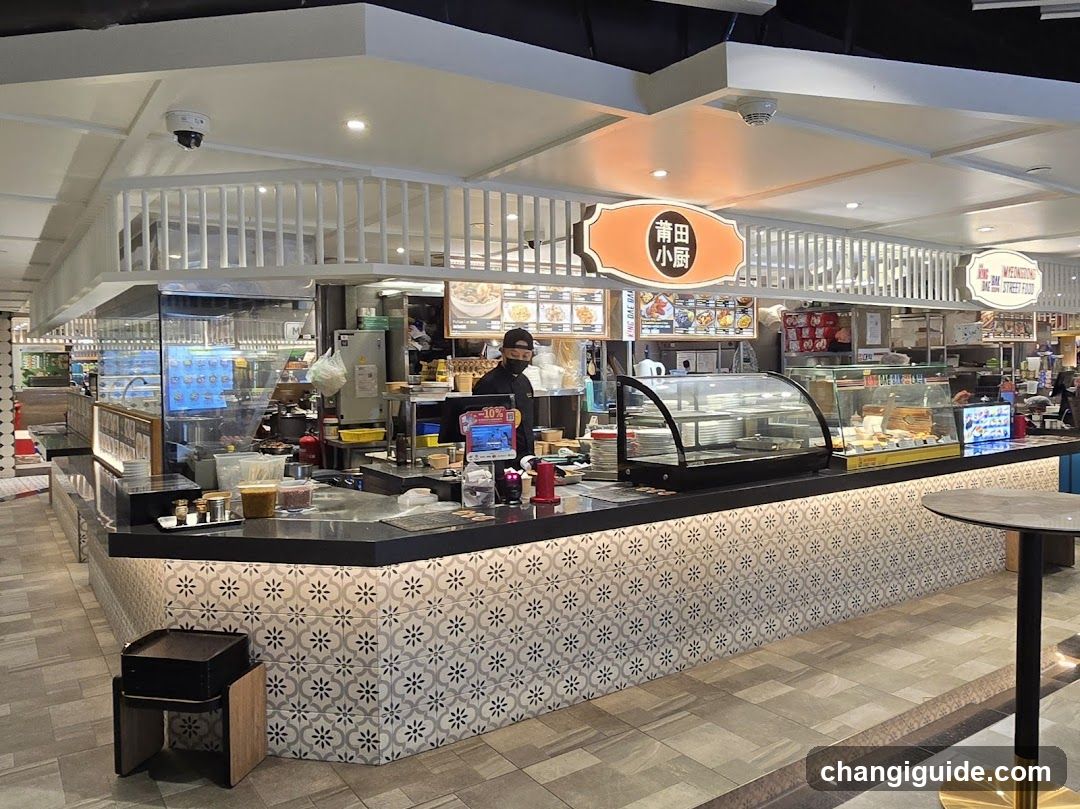 Food Stall Interior View