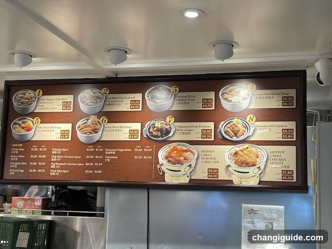 Dish Menu Board