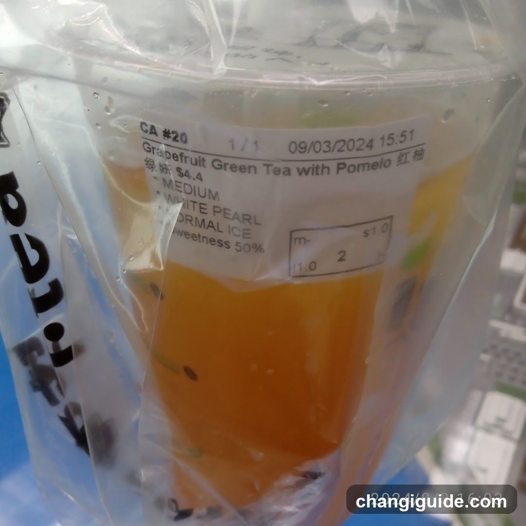 Grapfruit Green Tea with Pomelo