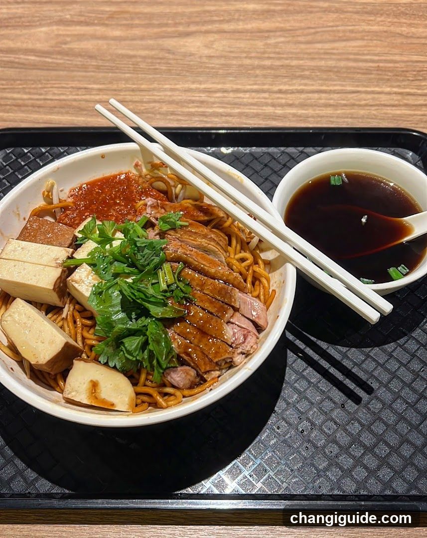 Duck Noodle Bowl with Soy Sauce