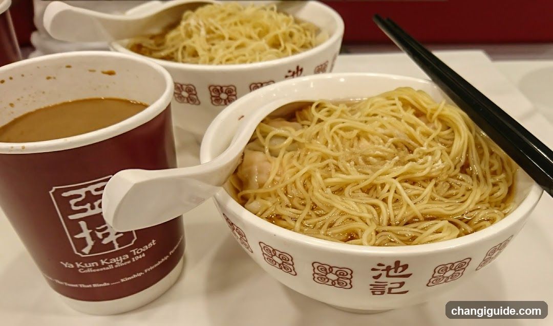 Noodle Bowl and Coffee Cup