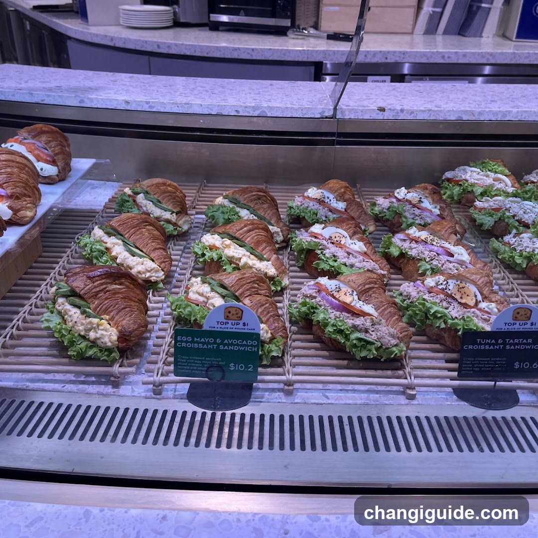Croissant Sandwich Display
