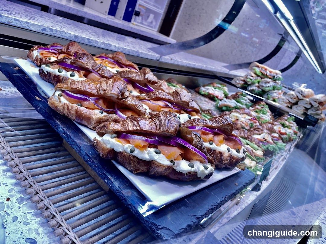 Croissant Sandwiches Display